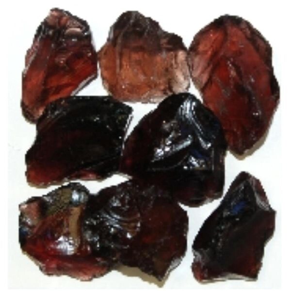 Calle Recycled Chunky Glass, Purple - Medium - 0.5-1 in. - 3 lbs CA2757475 - main